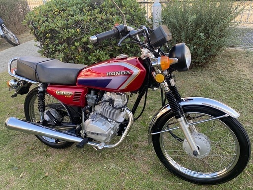 エンジン絶好調新品パーツ多数HONDA CG125キャブ車 希少キャブ車 CG125エンジン良好新品パーツ多数&自賠責3年付 (UPPER