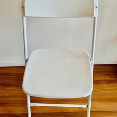 無印良品お折りたたみパイプチェア の画像