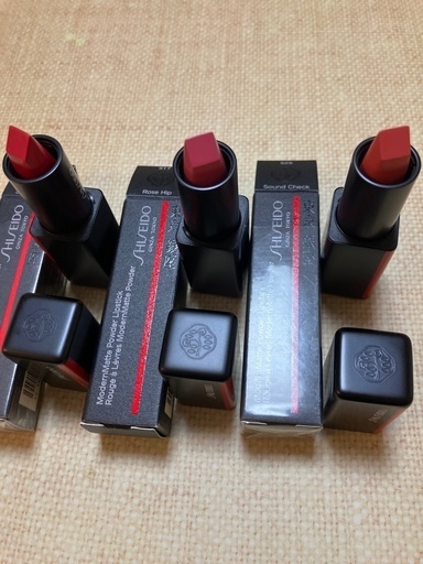 資生堂モダンマットパウダーリップスティック　三本組