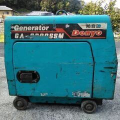 防音型発電機　デンヨー  GA-2600SSM　実働　セル式の画像
