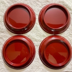 【未使用品】銘々皿4枚セット　箱付きの画像