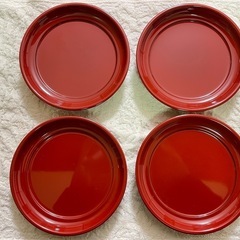 【未使用品】銘々皿4枚セット　箱付きの画像