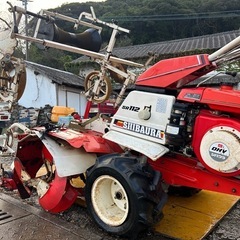 シバウラ　マルチ張り 耕運機 管理機　SR112 マルチャー 畝立て 畝形成機　耕耘機 園芸 畝立 マルチ ビニール成型機 丸畝 芋 甘藷 タバコ 10.5馬力の画像