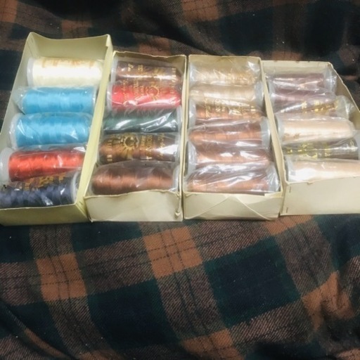 アサヒ熊印工業用ミシン糸 まとめて 未使用 長期保管品 現状品渡し