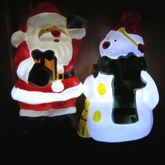 クリスマスグッズ３点　中古品の画像