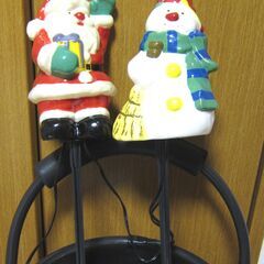 クリスマスグッズ３点　中古品の画像