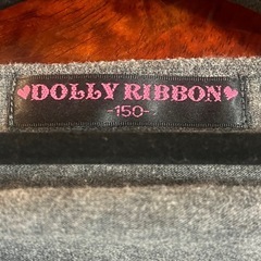 DOLLY RIBBON チェック柄 トップス 150 キッズ 女の子の画像