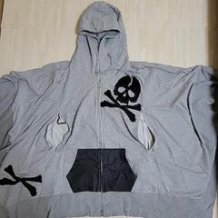 スカル　ドクロ　羽織(カッパ？)メンズ　