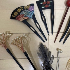 かんざし、ヘアアクセ12個セットの画像