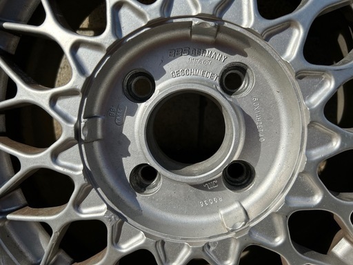 BBS RG036 ホイール　2本セット センターキャップ無し