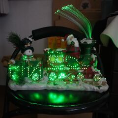 クリスマス　サンタの汽車　中古品の画像