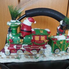 クリスマス　サンタの汽車　中古品の画像