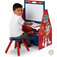 [交渉中]最終値下げ☆パウパトロール☆机イス絵本棚収納BOXの画像