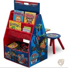 [交渉中]最終値下げ☆パウパトロール☆机イス絵本棚収納BOXの画像