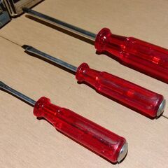 長期在庫新品　ラクダ貫通ドライバー　3本セット