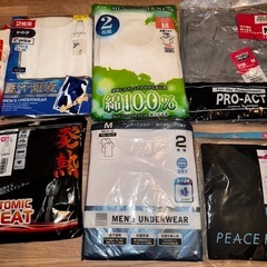 2.男性用　インナー各種 (複数サイズM〜L・1パッケージ2枚組等) まとめて2000円の画像