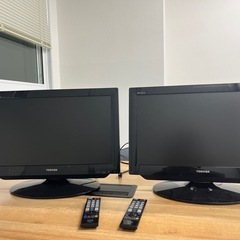 引取可能な方　2台　
TOSHIBA 東芝 REGZA 22A1...