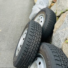 値下げしました‼️DUNLOPスタッドレスタイヤホイール付き‼️の画像