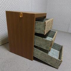 値下げ！　昭和レトロ　ミニ整理たんすの画像