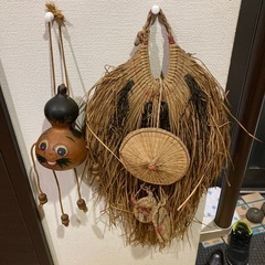 レトロ瓢箪細工とみの飾り