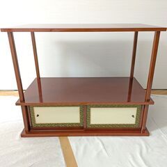 【20241217受付終了・Y売】紹鴎棚・春慶塗・組立式・茶道具...
