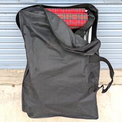 【20250503受付終了・Y売】軽量車椅子・折りたたみ式・簡易式・収納バッグ付・No.240913-08の画像