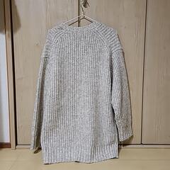 UNIQLO レディース トップス 長袖 ローゲージVネックカーディガン Lの画像