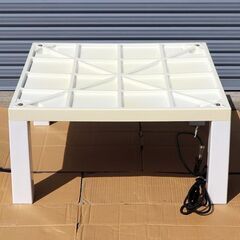 【20241124受付終了・J売】ニトリ・フラットヒーターこたつ・FK14-75F WH・暖房器具・No.200708-052の画像