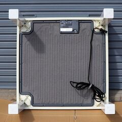 【20241124受付終了・J売】ニトリ・フラットヒーターこたつ・FK14-75F WH・暖房器具・No.200708-052の画像