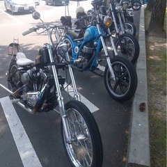 SR400チョッパーcustomの画像
