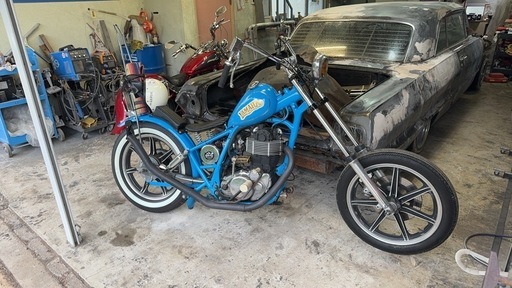 SR400チョッパーcustom