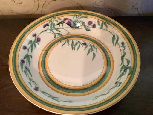 エルメス　トゥカンカレー皿ペア美品　廃盤品希少