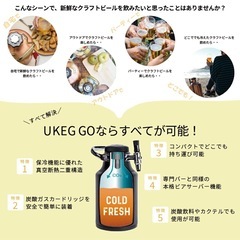 【ジャングルジャングル岸和田和泉インター店】『未使用品』 uKeg ビールサーバー GROWRER WEREKS 128 Coppe 和泉市 堺市 岸和田市 泉大津市 高石市 泉北郡熊取町の画像
