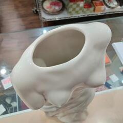 ★【H&Mホーム】フラワーベース  セラミック  花瓶  (高さ31cm)  北九州店舗店頭販売のみの画像