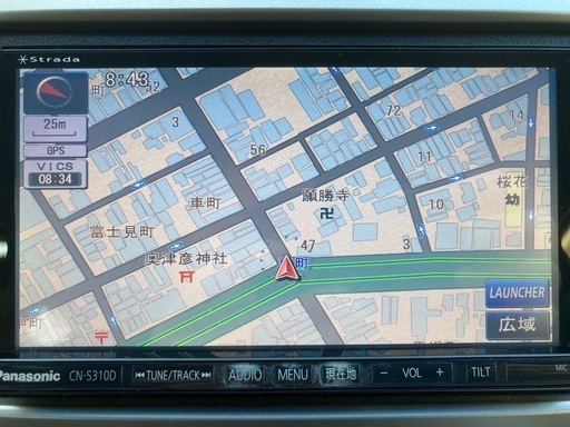 【最終値下げ】パナソニック〔Panasonic〕カーナビ。ストラーダ。CN-S310D。Bluetooth。