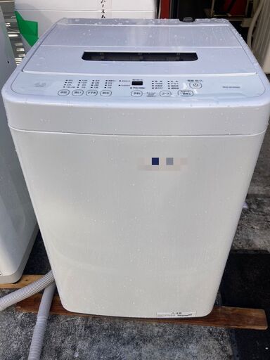 ☆美品￥12,800！IRIS OHYAMA　4.5kg洗濯機　家電　IAW-T451型　2024年製　幅54㎝ｘ奥行54㎝ｘ高さ84㎝　【BK081】