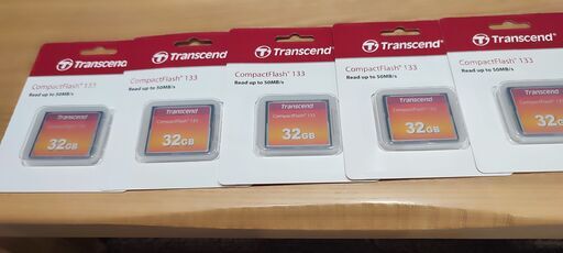 残り３個になりました。32GB  CFカード３個あります。１個1000円です。