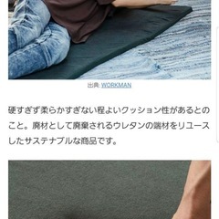 ワークマン　ポータブルマットレスの画像