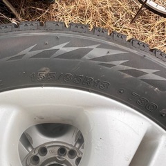 155/65R13、73Qブリヂストン、スタッドレスタイヤとホイールセット
の画像
