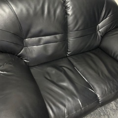 【あげます】革製ソファー　バルセロナの画像