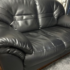 【あげます】革製ソファー　バルセロナ