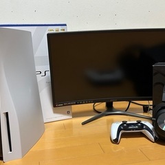 PS5、MSIモニター、 g pro xヘッドセット