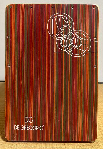廃盤貴重!!【 カホン／Cajon 】DE GREGORIO　BRAVO MEDIUM レッドマカサー