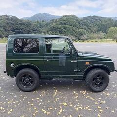  SUZUKI ジムニー JA12W 5MT 車検残り有り 社外マフラー（純正も付属） 補強バーの画像