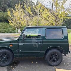  SUZUKI ジムニー JA12W 5MT 車検残り有り 社外マフラー（純正も付属） 補強バーの画像