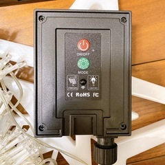【新品未使用】イルミネーション LEDライト ドレープライト クリスマス ガーデン ソーラー充電  飾り付けの画像