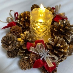 Fiore.J.Rose🌹クリスマス木の実ミニリース🎄