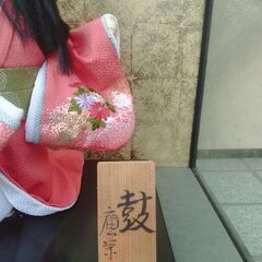 日本人形/ガラスケース入り/汚れアリ/同系統定価3万~5万の画像