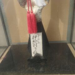 羽子板/初正月飾り/雛飾り/ケースに汚れアリの画像