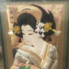 羽子板/初正月飾り/雛飾り/ケースに汚れアリの画像